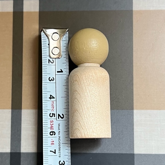 LIKE NEW elk & otter multicultural peg dolls - Picture 6 of 6